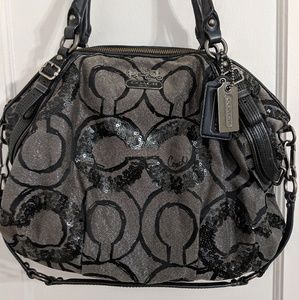 Coach Madison Sequins Bag Large Size.
